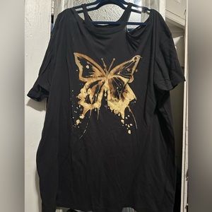 Urban Outfitters Oversized Ripped Shirt